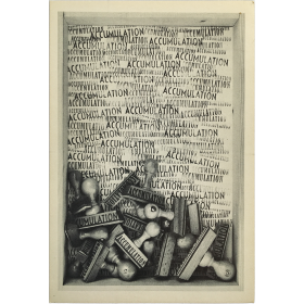 Arman - "Accumulation". John Gibson Gallery, New York , [1973]