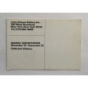 Marcel Broodthaers - Collected Editions. John Gibson Gallery, New York, November 13 - December 22, [1976]
