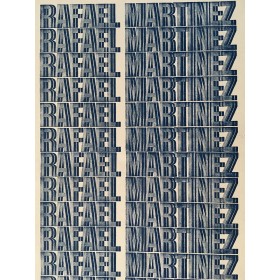 Rafael Martínez. Sincron Galleria Arte Contemporanea, Brescia, maggio 1970