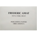 Frederic Amat - Nova York 1982-83. Pergamins i papers, Obra gràfica. Galeria Ciento, Barcelona, novembre 1983
