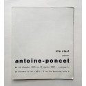 Antoine Poncet. Iris Clert, Paris, du 18 décembre 1959 au 15 janvier 1960