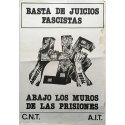 Basta de juicios fascistas - Abajo los muros de las prisiones