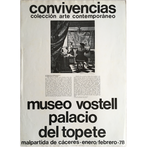 Convivencias - Colección arte contemporáneo. Museo Vostell, Palacio del Topete, Malpartida de Cáceres, enero-febrero 1978