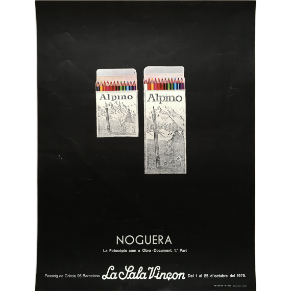 Noguera - La Fotocòpia com a Obra-Document, 1ª Part. La Sala Vinçon, Barcelona, del 1 al 25 d'octubre de 1975